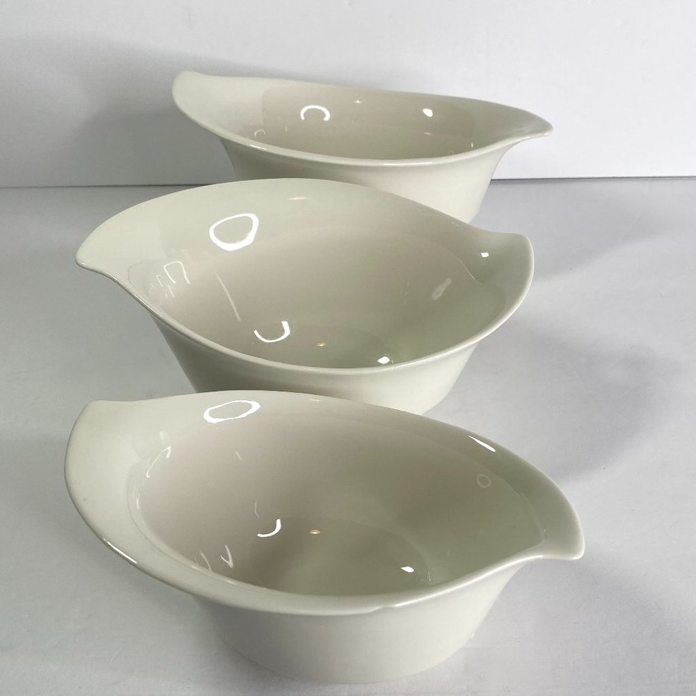 Godinger Natura Oval Bowls Set of 3